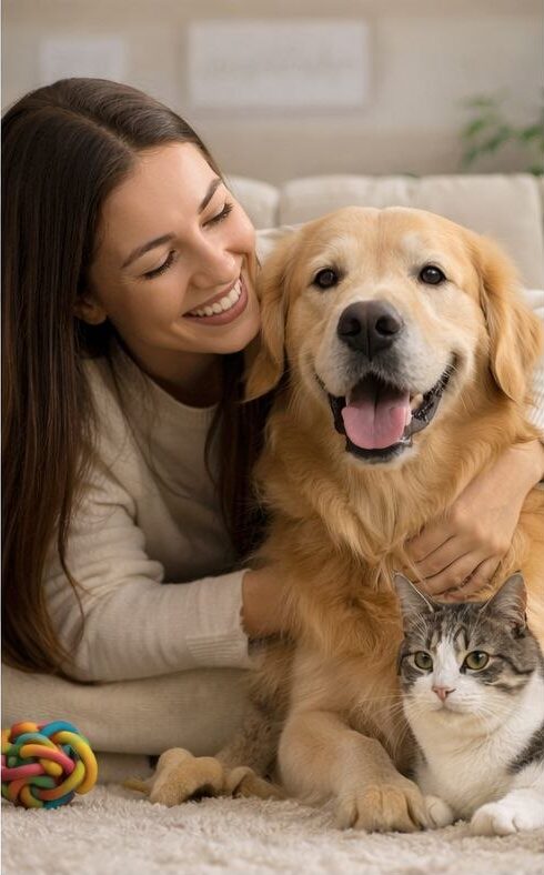 Happy pet