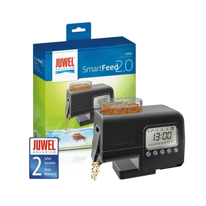 JUWEL Aquarium SMARTFEED 2.0 – PREMIUM AUTOMATIC FEEDER Automatic Fish Feeder Digital LCD Timer Food Feeder Electronic Feeder