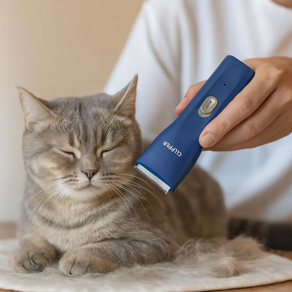 Professional Pet Electric Hair Clippers Silent Waterproof Pet Hair Trimmer USB Charging Pet Hair Shears for Cats and Dogs